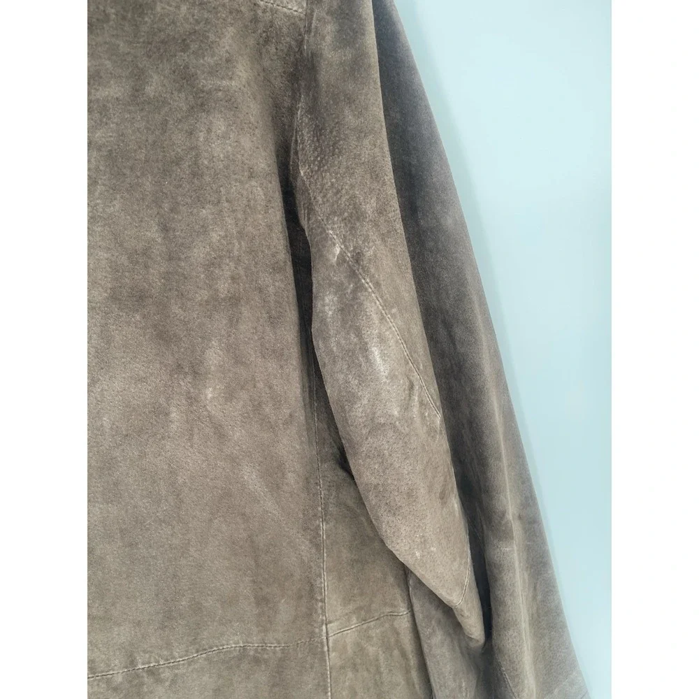 Jacket‎ Stan Herman Studio Brown Suede/100%Leather 100% Polyster Lining Size L